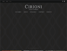 Tablet Screenshot of cirioni.com